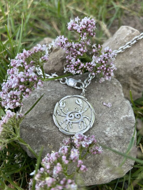 Silver pendant "Cancer"
